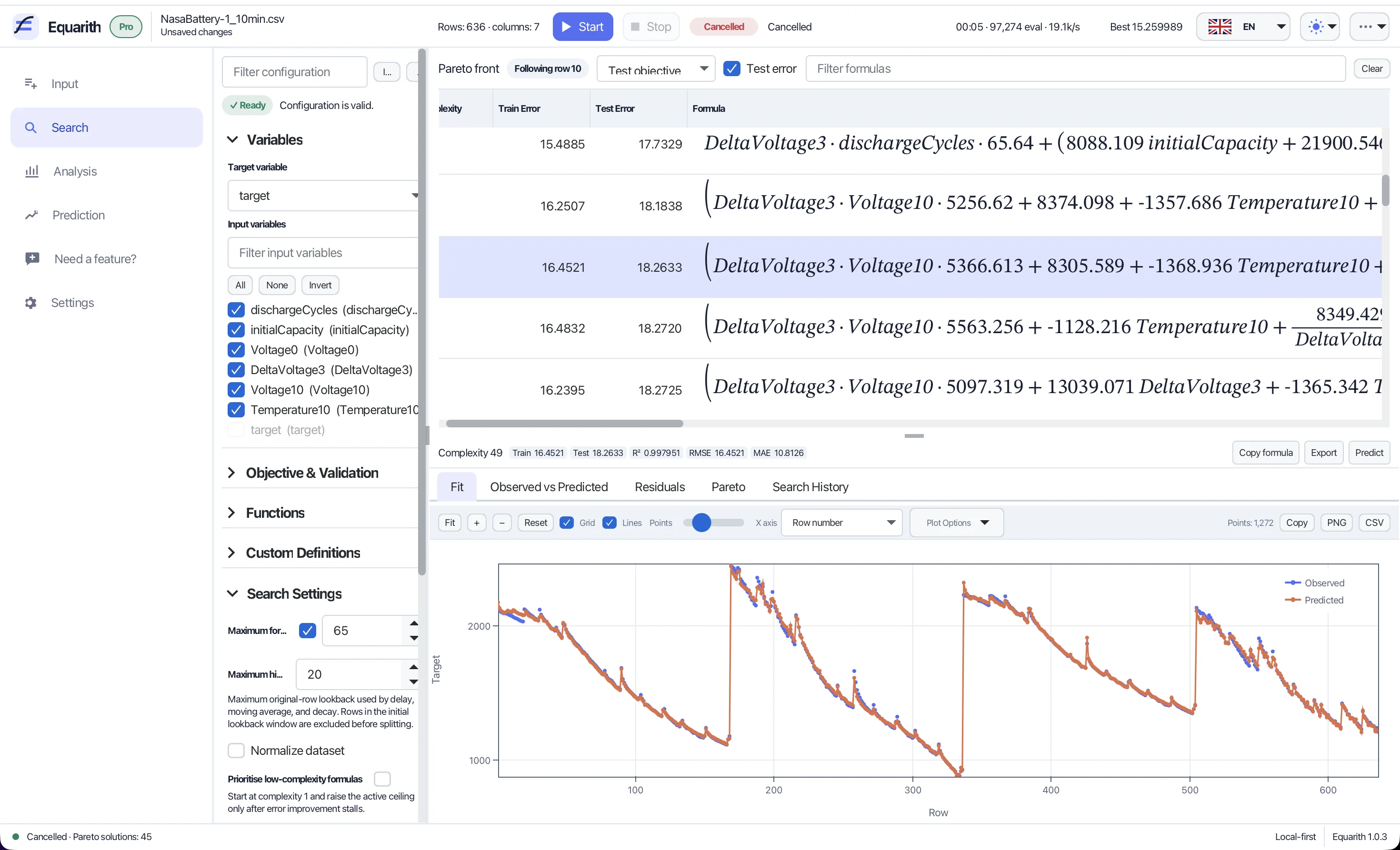 Equarith result preview — 02