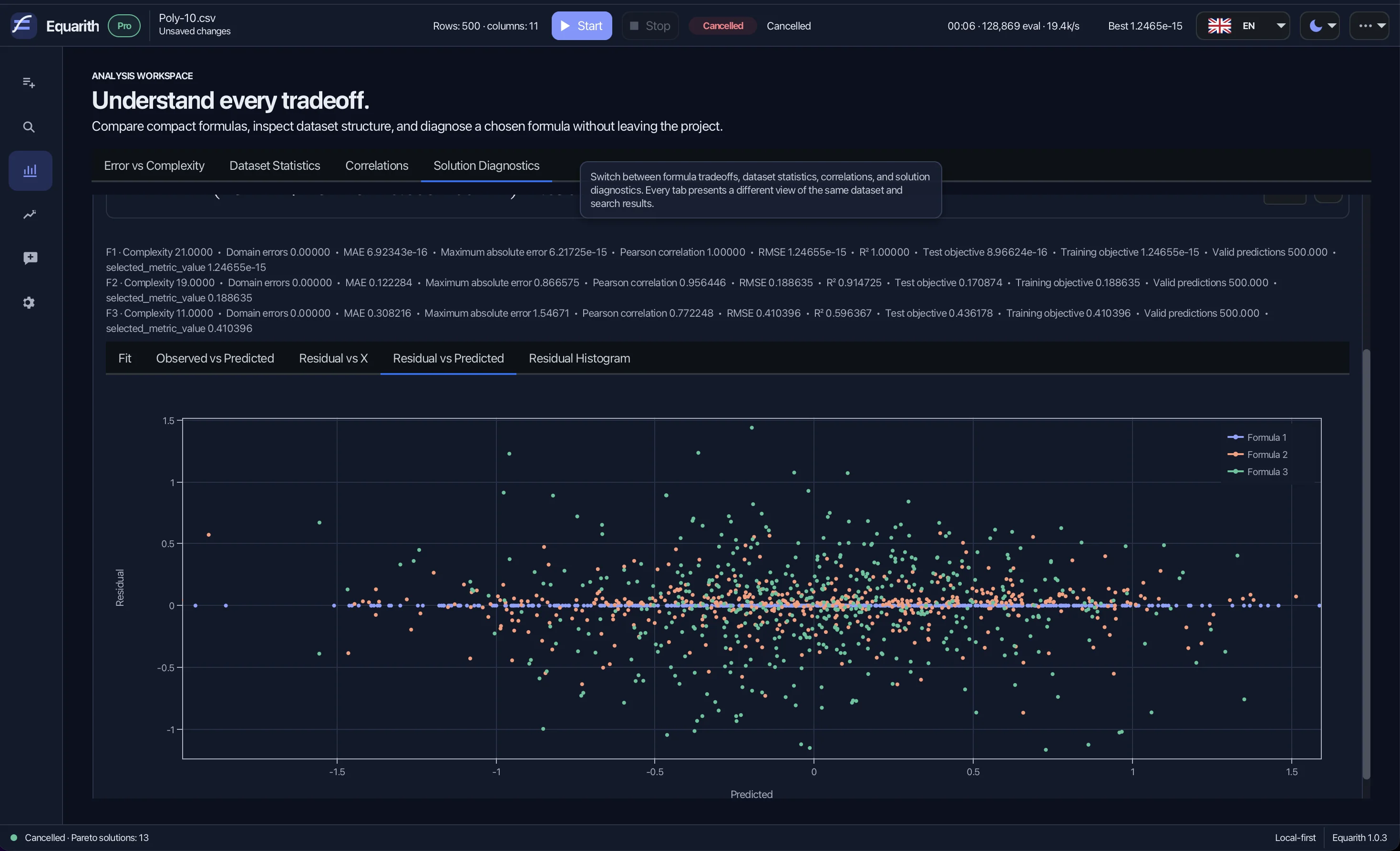 Equarith result preview — 10